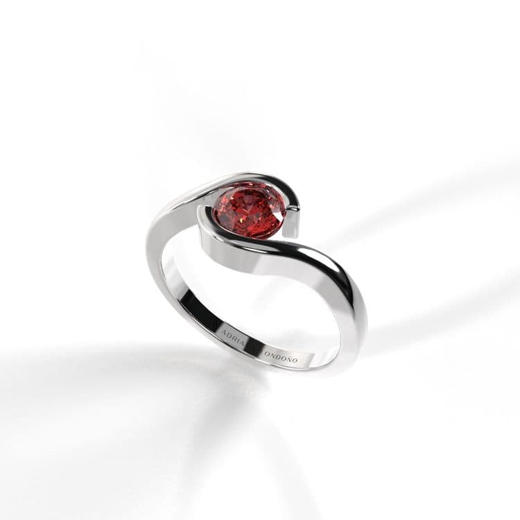 Anillo solitario oslo 0,25 cts