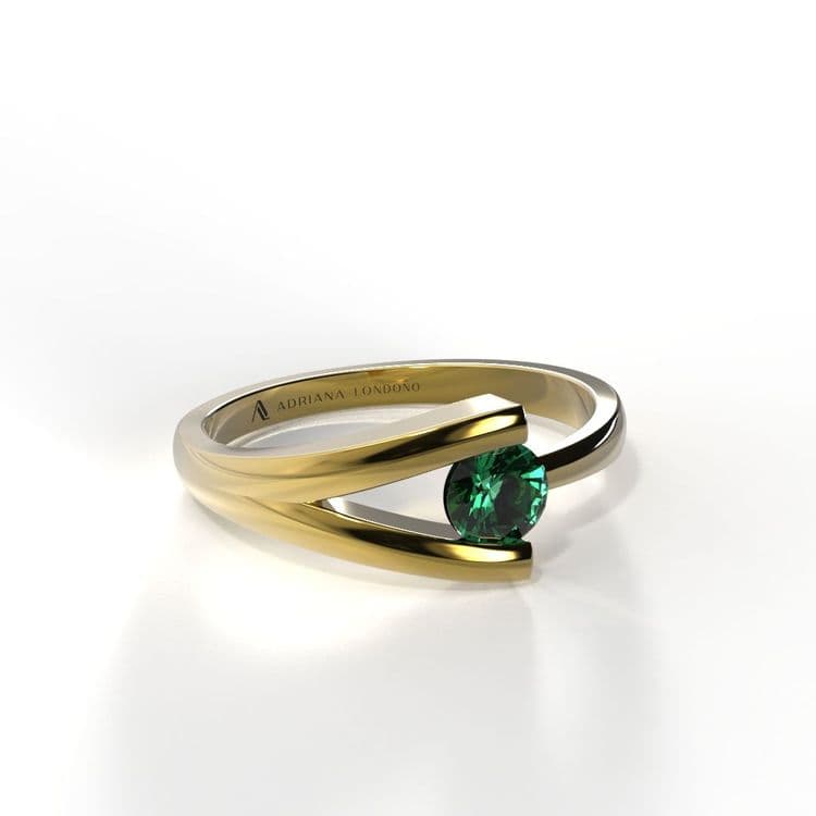 Anillo solitario viena 0,25 cts