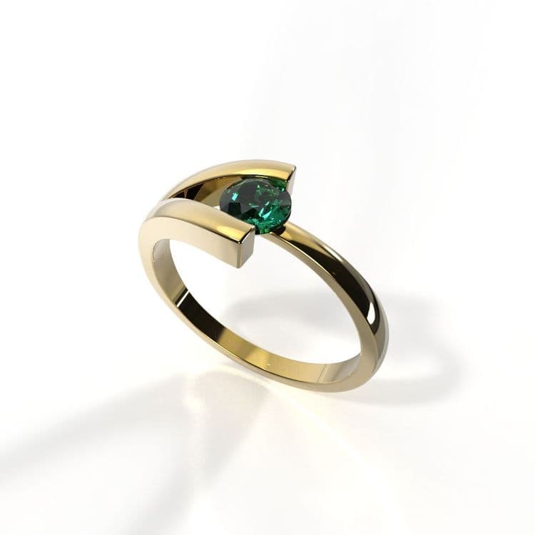 Anillo solitario viena 0,25 cts