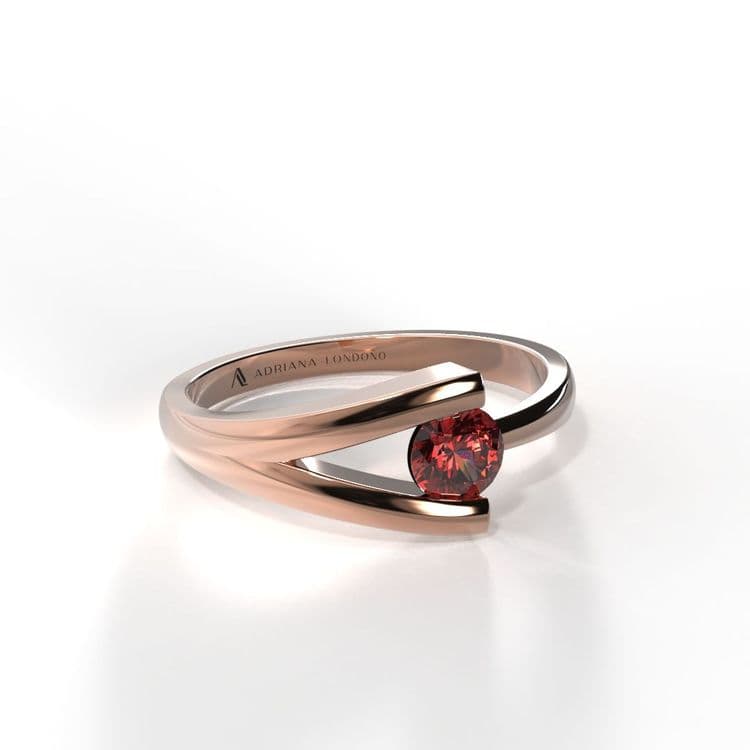 Anillo solitario viena 0,25 cts