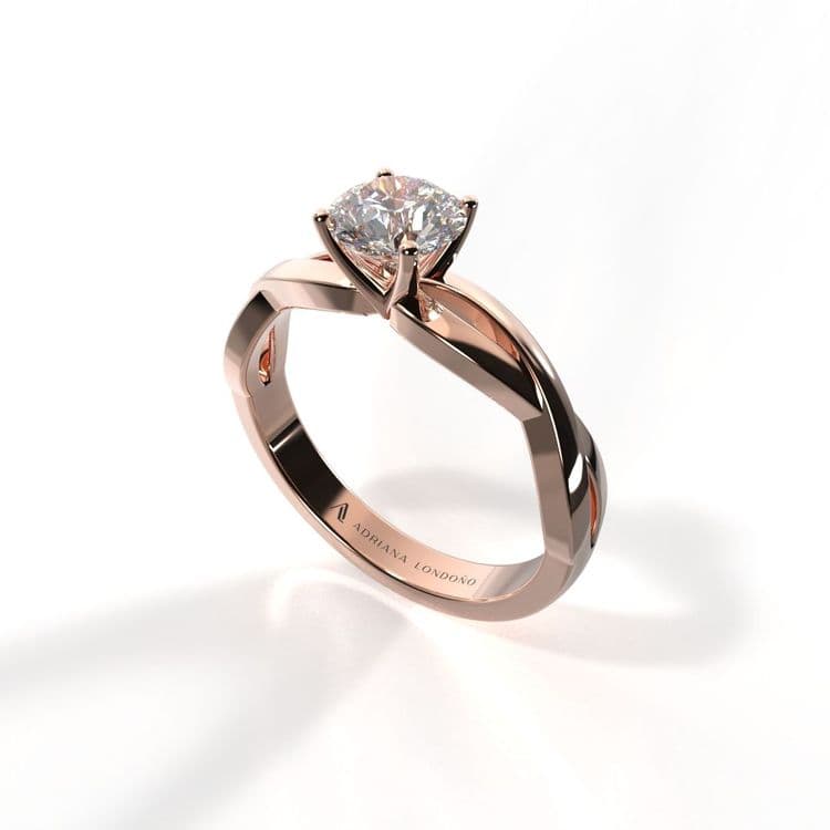 Anillo solitario lisboa 0,50 cts