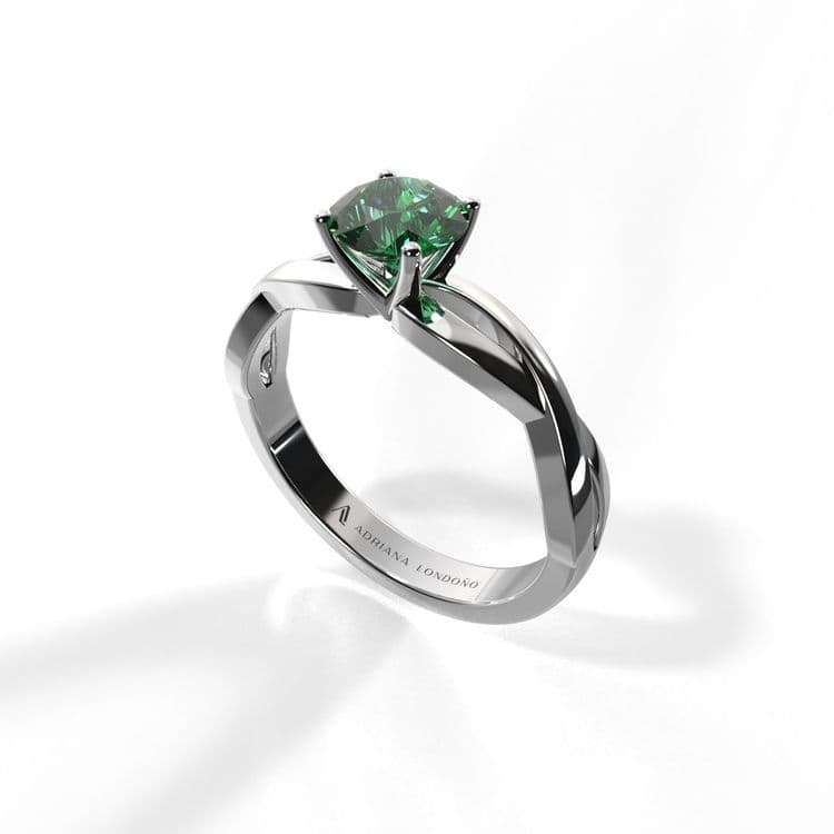 Anillo solitario lisboa 0,50 cts