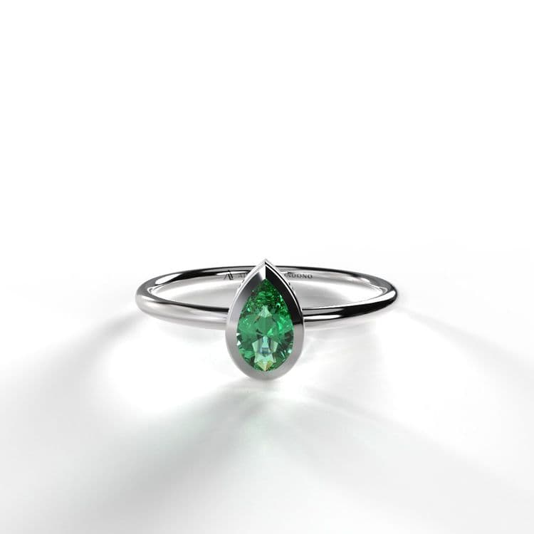 Anillo solitario boho 0,15 cts