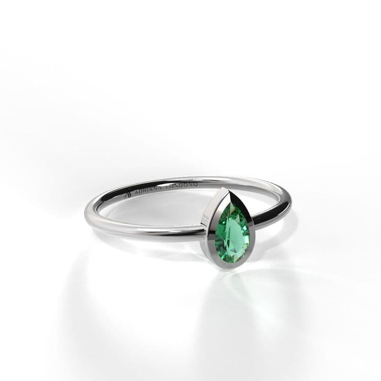 Anillo solitario boho 0,15 cts