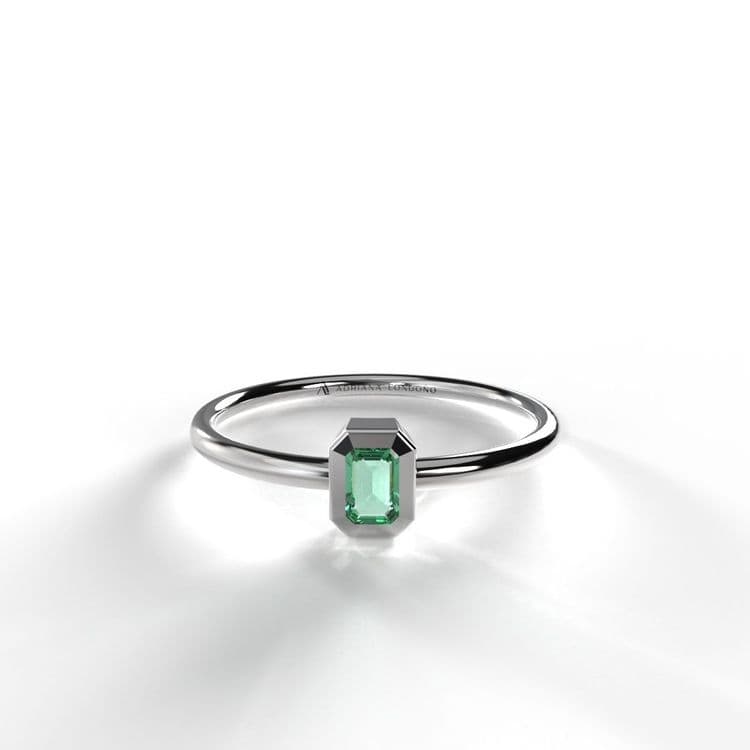 Anillo solitario boho 0,10 cts