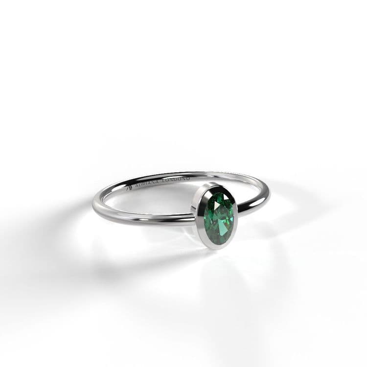 Anillo solitario boho 0.14 cts