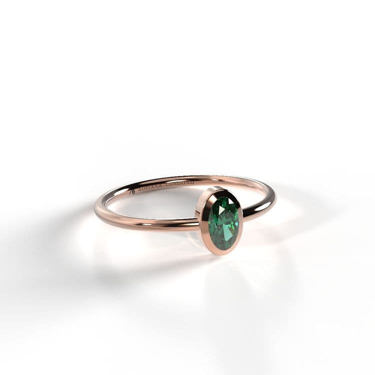 Anillo solitario boho 0,14 cts