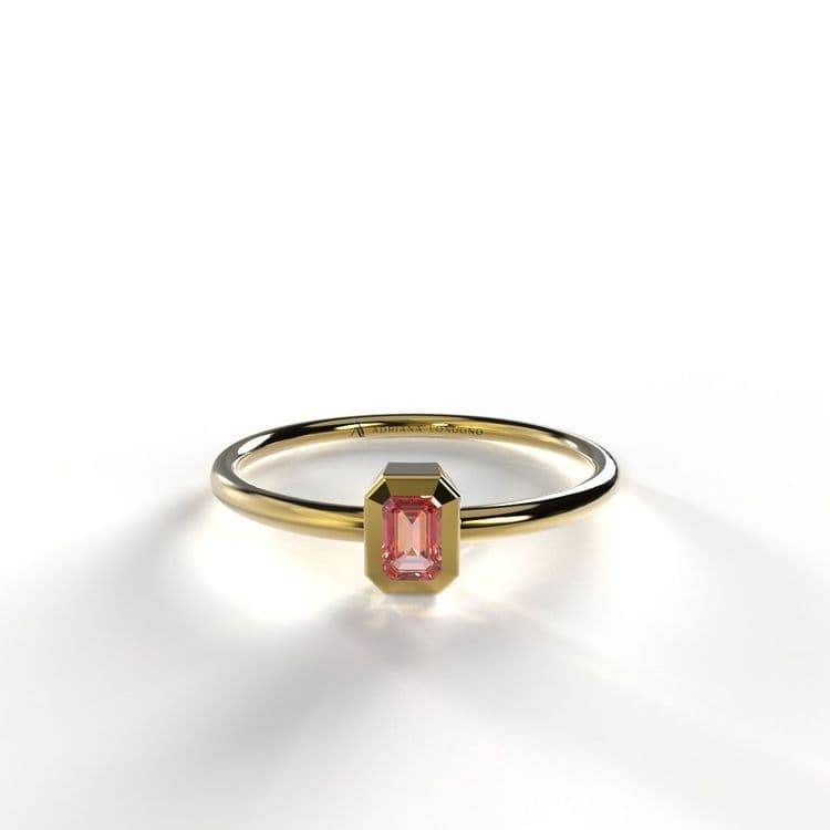 Anillo solitario boho 0,10 cts