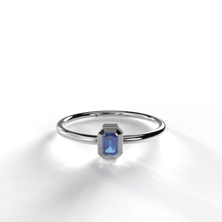 Anillo solitario boho 0,10 cts