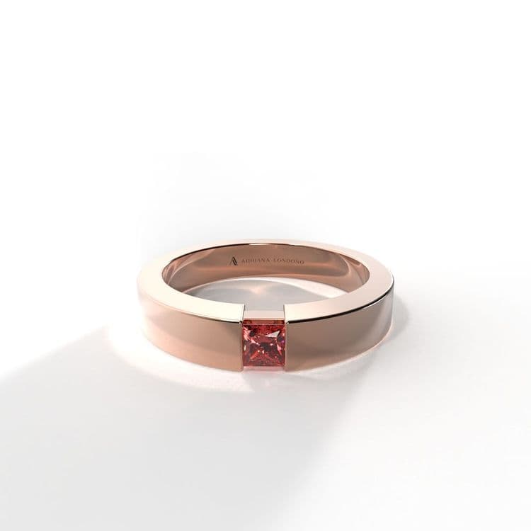 Anillo solitario hong kong 0,15 cts