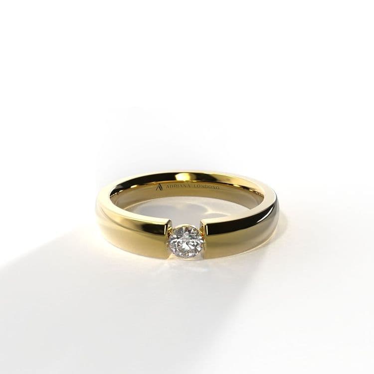 Anillo singapur 0,10 cts bisel