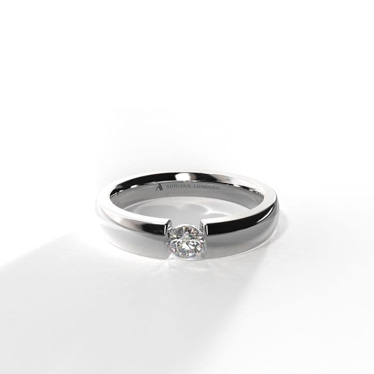 Anillo singapur 0,10 cts bisel