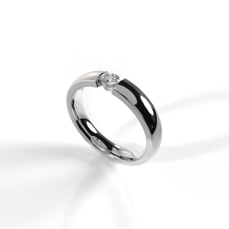 Anillo singapur 0,10 cts bisel