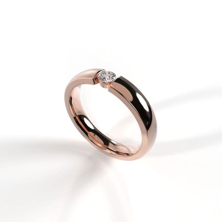 Anillo singapur 0,10 cts bisel