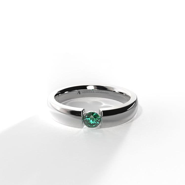 Anillo singapur 0,10 cts bisel