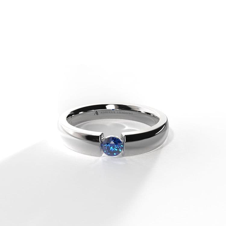 Anillo singapur 0,10 cts bisel