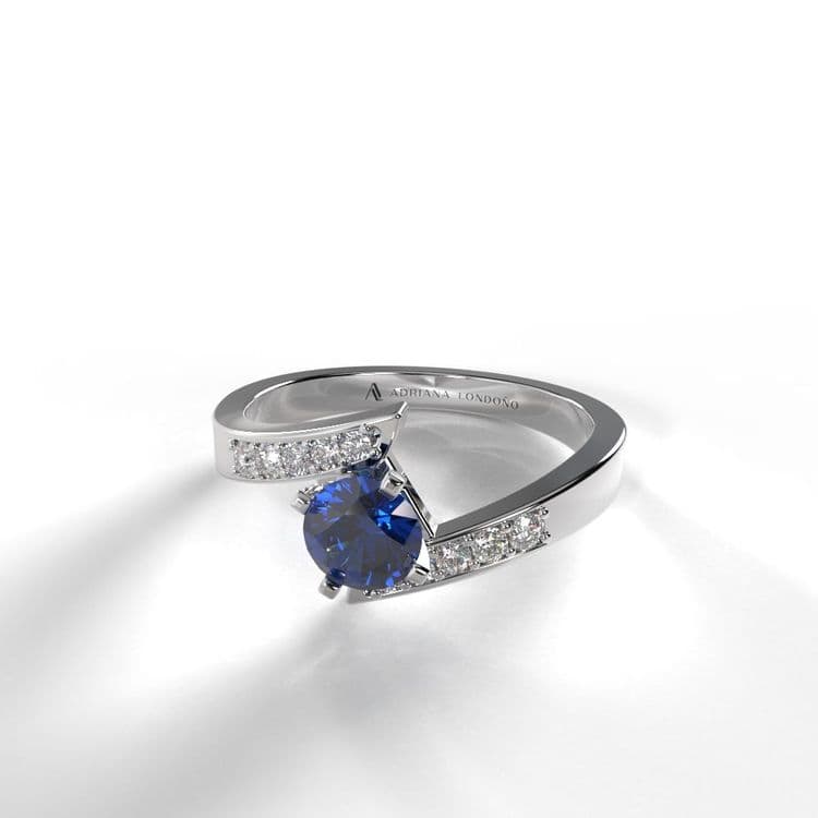 Anillo toledo 0,25 cts al frances 