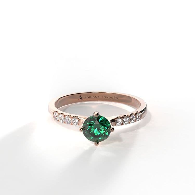 Anillo monaco 0,25 cts al frances