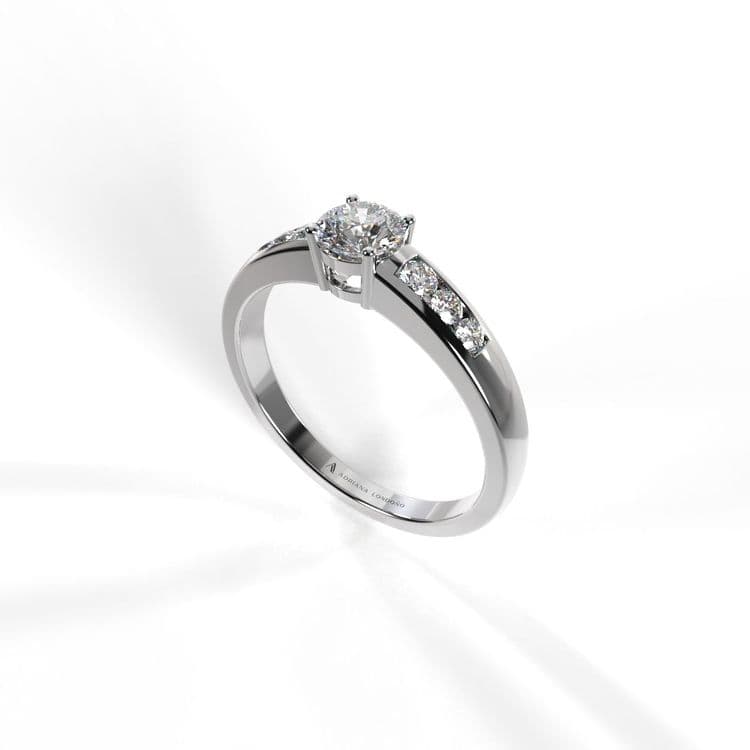 Anillo bahamas 0,28 cts al carre 