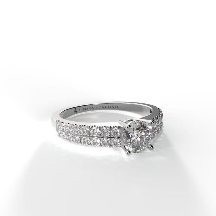 Anillo bahamas 0,30 cts al frances
