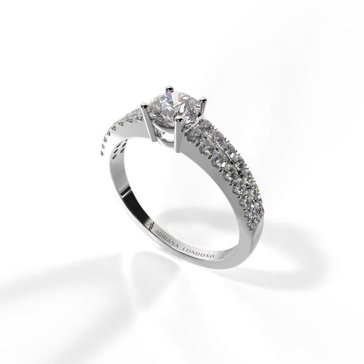 Anillo bahamas 0,30 cts al frances