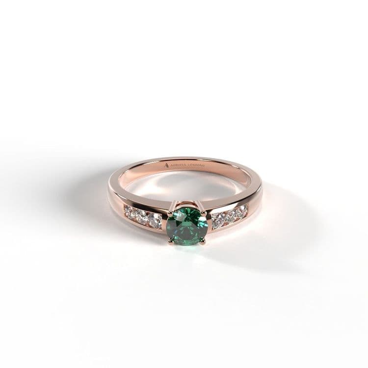 Anillo bahamas 0,28 cts al carre 