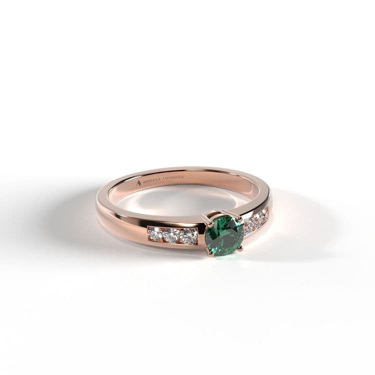 Anillo bahamas 0,28 cts al carre 