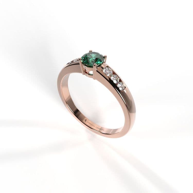 Anillo bahamas 0,28 cts al carre 