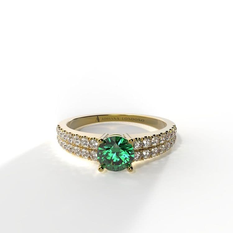 Anillo bahamas 0,30 cts al frances