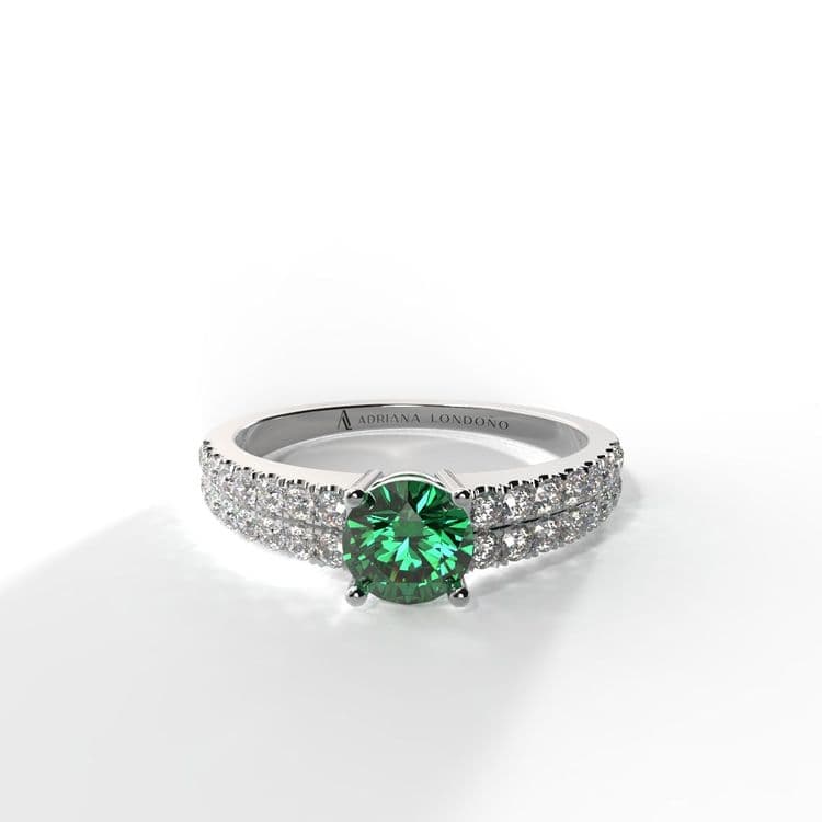 Anillo bahamas 0,30 cts al frances