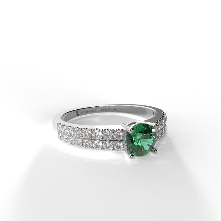 Anillo bahamas 0,30 cts al frances