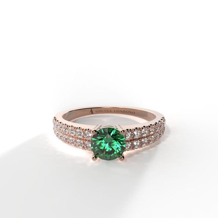 Anillo bahamas 0,30 cts al frances