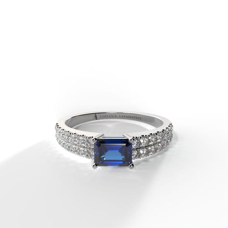 Anillo bahamas 0,30 cts al frances