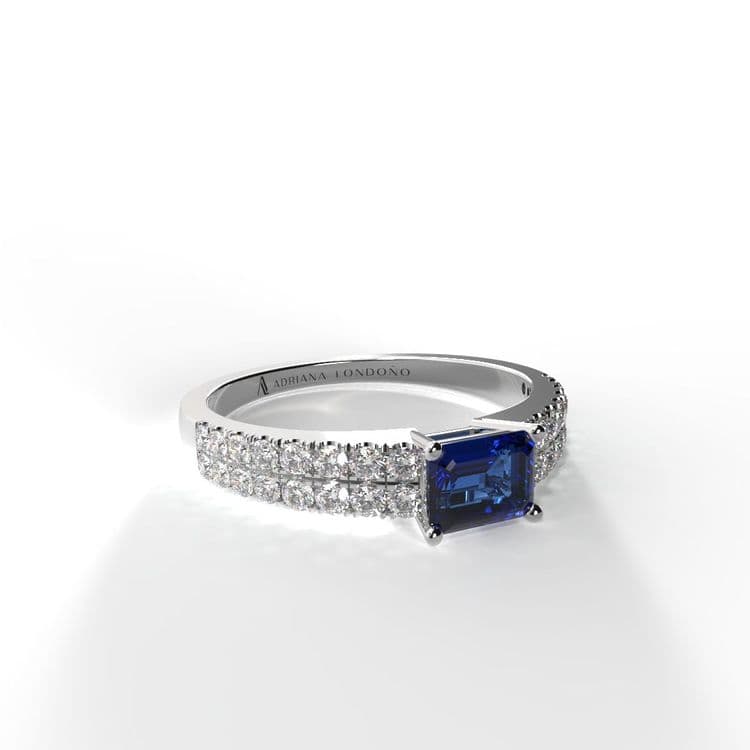 Anillo bahamas 0,30 cts al frances