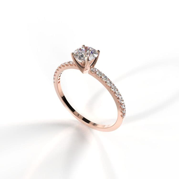 Anillo tokio 0,30 cts al frances