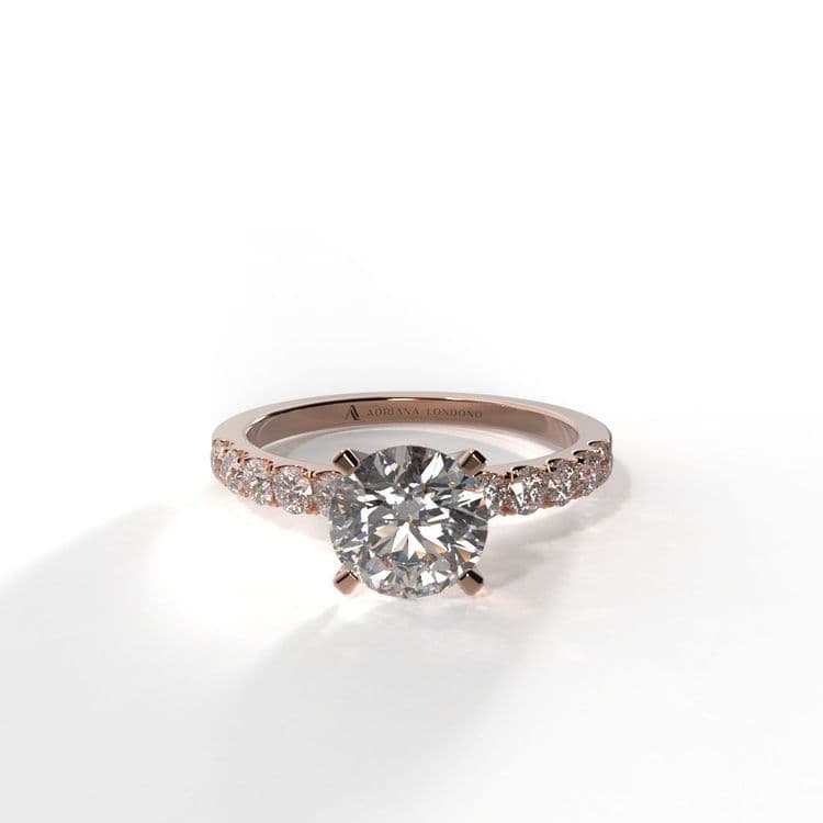 Anillo pekin 0,60 cts al frances