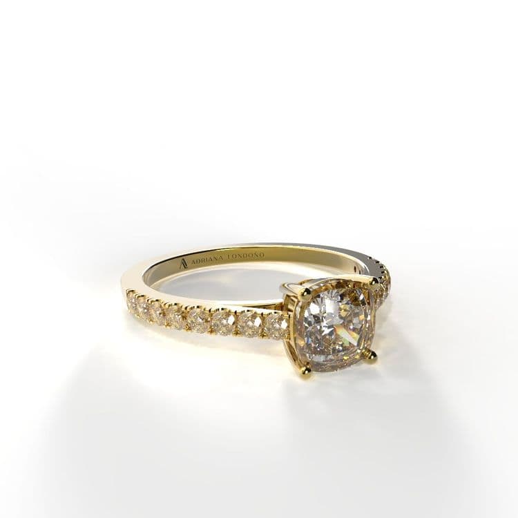 Anillo kyoto 0,50 cts al frances