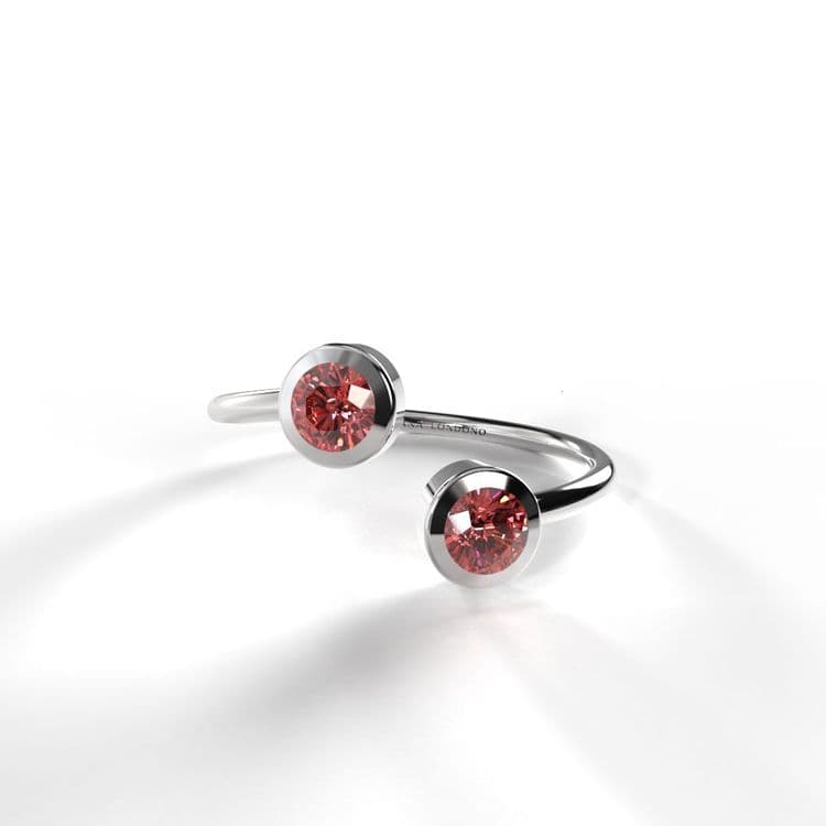 Anillo solitario boho 0,20 cts