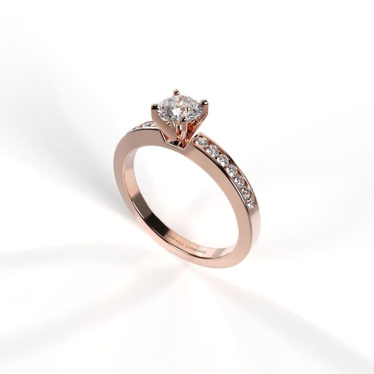 Anillo estambul 0,30 cts a la banda