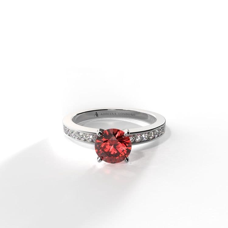 Anillo estambul 0,30 cts al carre