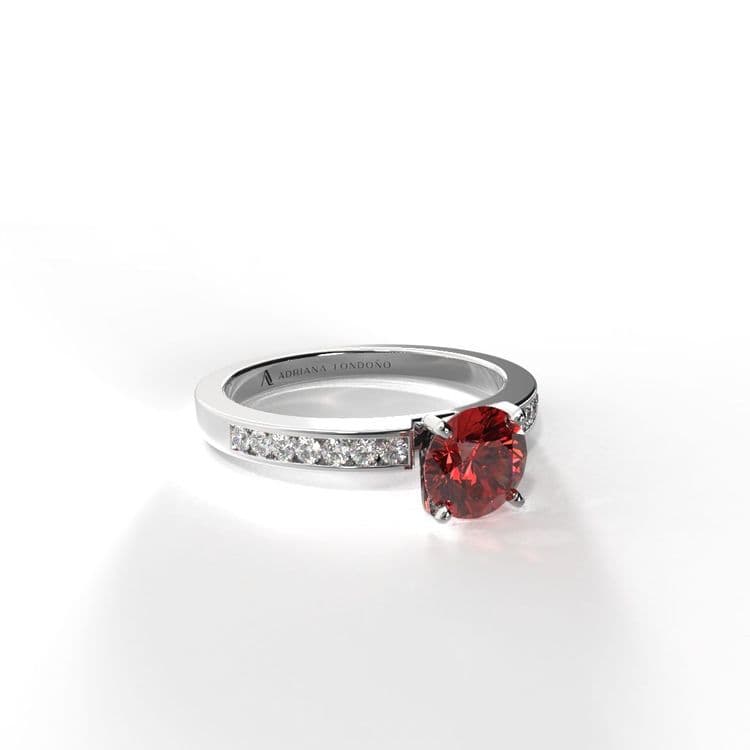 Anillo estambul 0,30 cts al carre