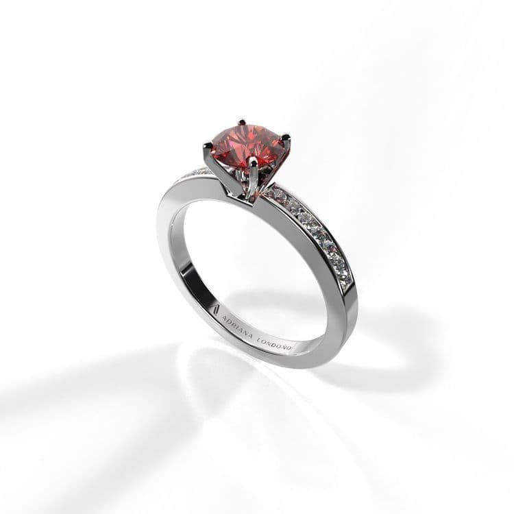 Anillo estambul 0,30 cts al carre