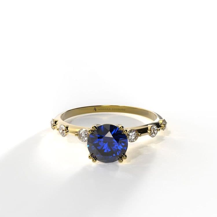 Anillo denver 0,50 cts en uñas