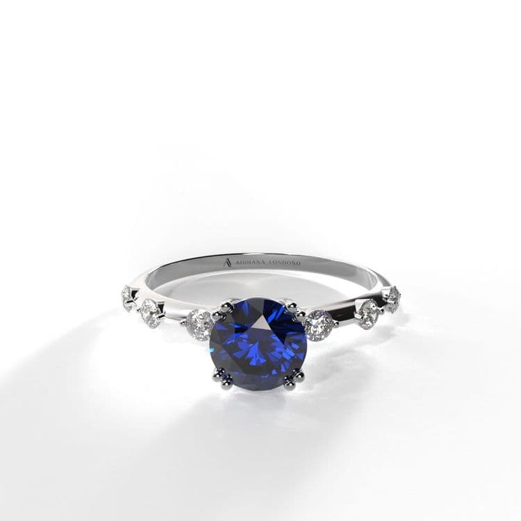 Anillo denver 0,50 cts en uñas