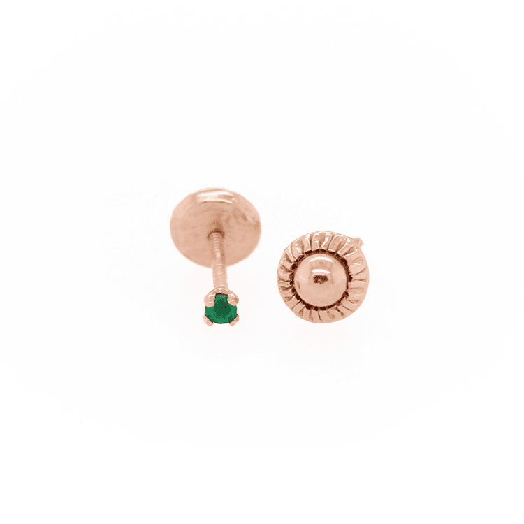 Topo 4 uñas esmeraldas 0,06 cts