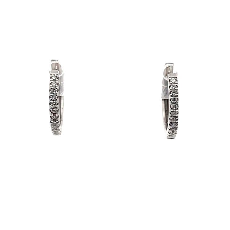 Cadongas planas 11mm con diamantes 