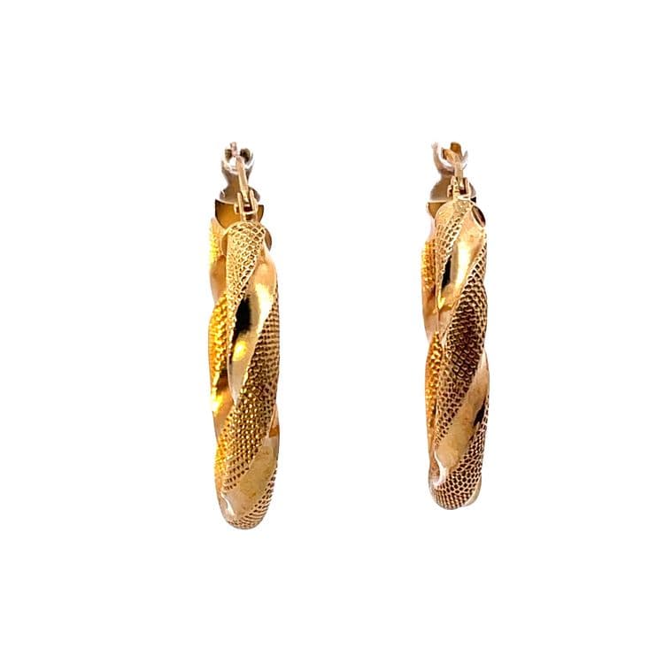 Candongas entorchadas 28mm