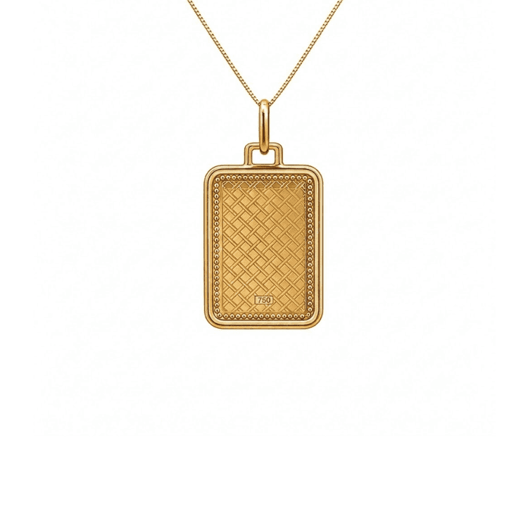 Medalla jesus rectangular