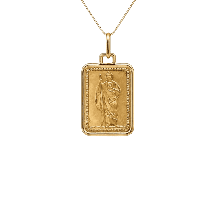 Medalla jesus rectangular