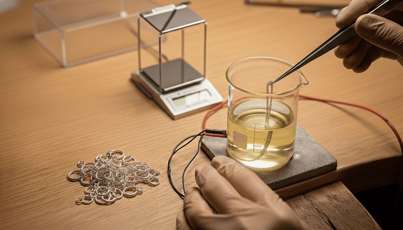 El Baño de Rodio: Todo lo que debes saber sobre el brillo y protección de tus joyas